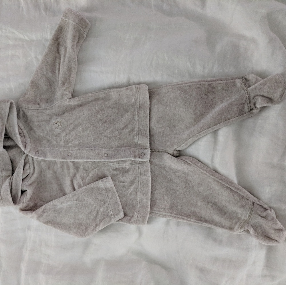 babyGap Velour Matching Bear Set